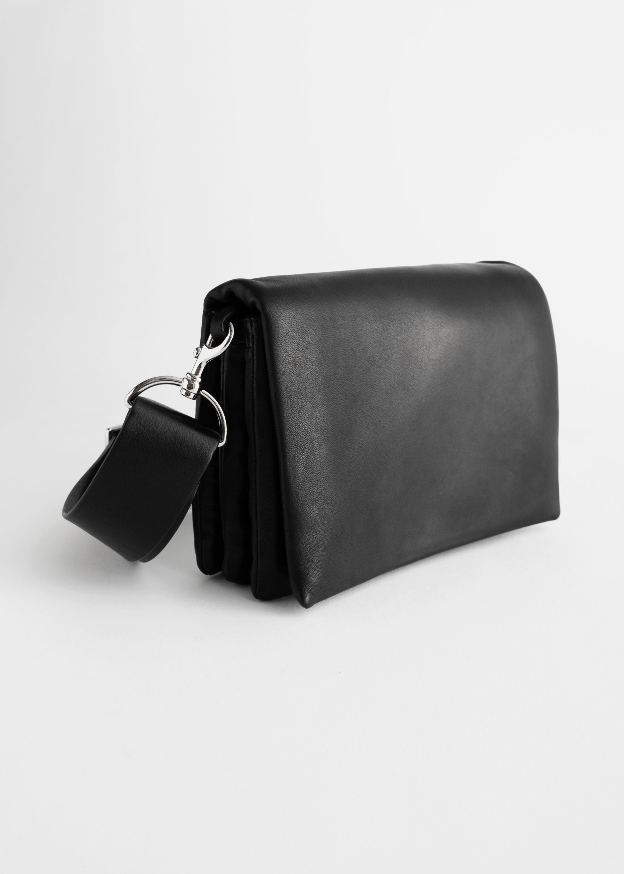 & Other Stories + Leather Crossbody Utility Bag