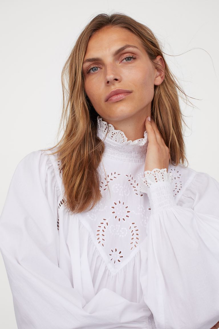 H&M + Embroidered-detail Tunic