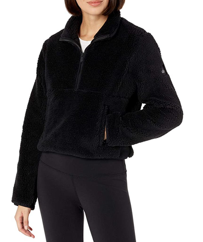 Alo Yoga Shanti Half Zip Sherpa Jacket