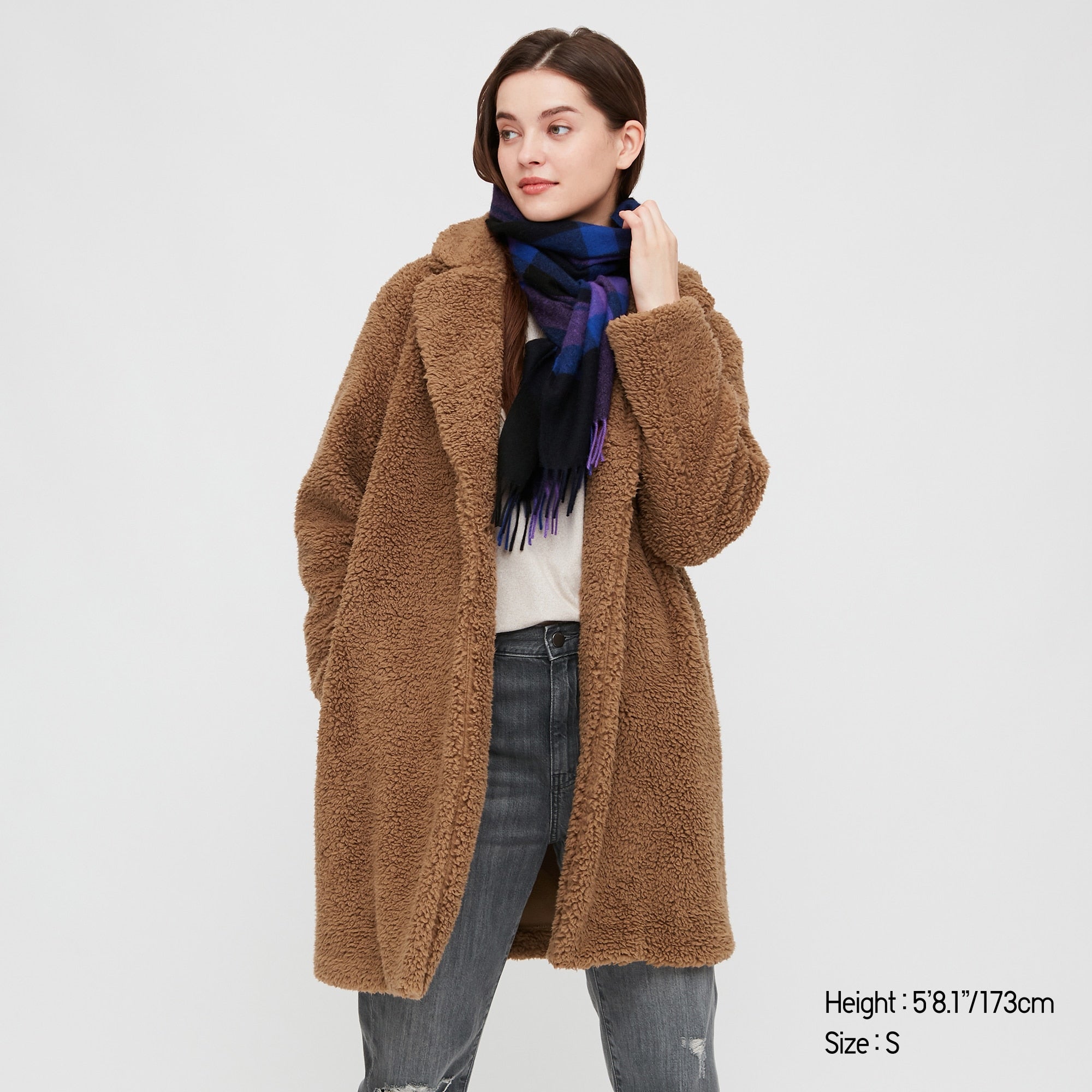 Uniqlo + Pile-Lined Fleece Tailored Coat