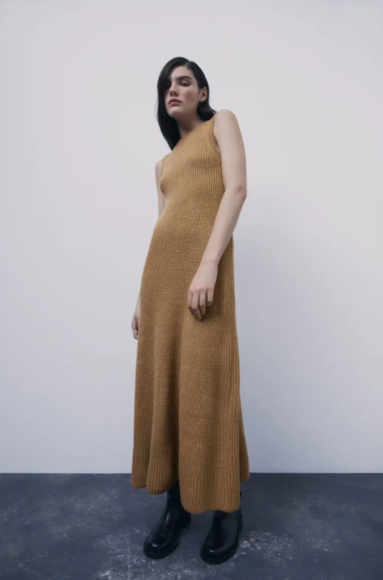Zara Knit A Line Dress
