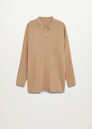 polo style sweater mango