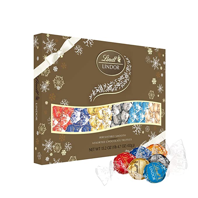 Lindt Holiday Deluxe Assorted Truffles T Box 3838