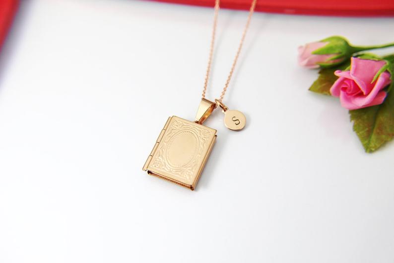 gold book locket