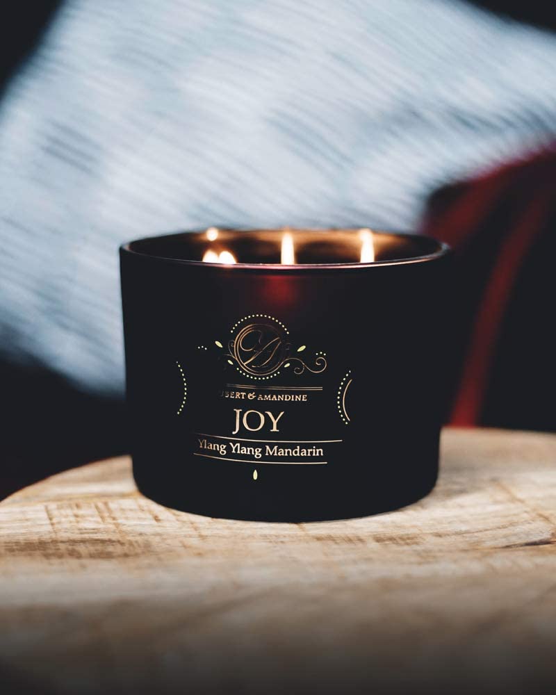 Aubert & Amandine + Scented Soy 3 Wick Candle