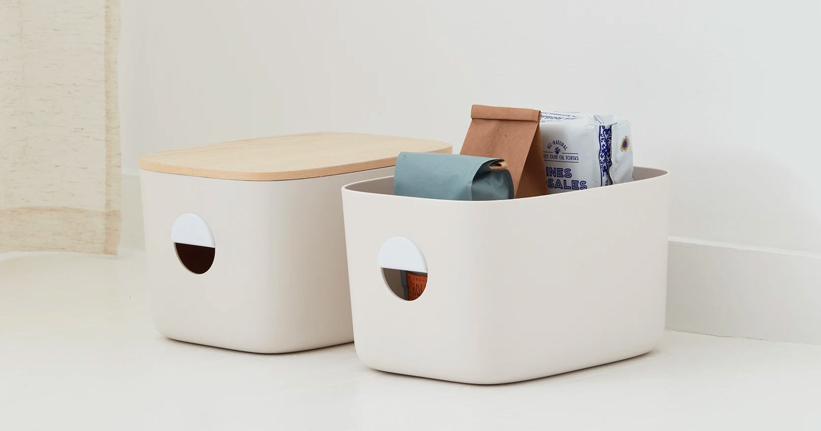 decorative storage bins with lids