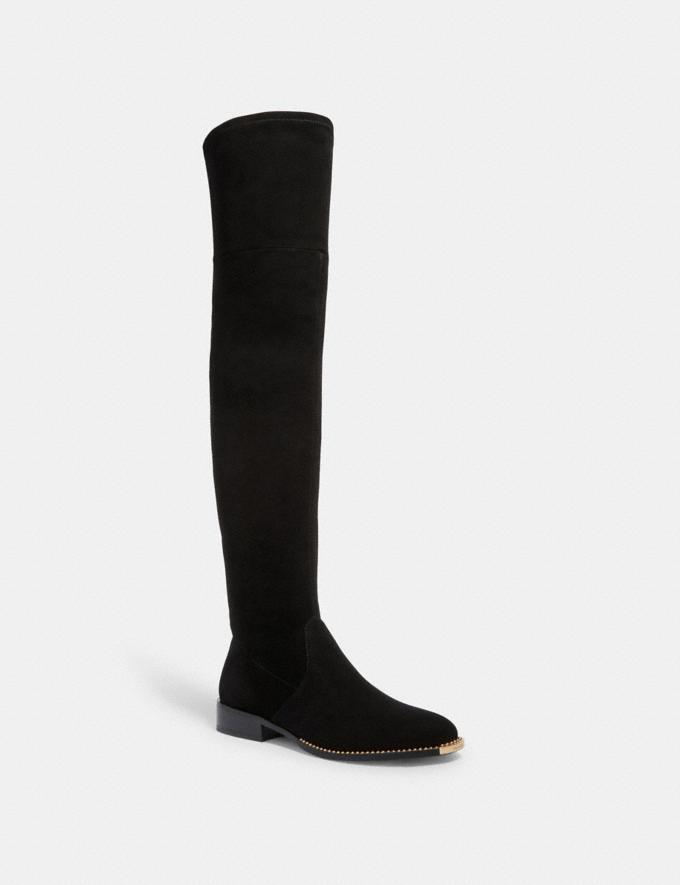 thigh high boots with no heel