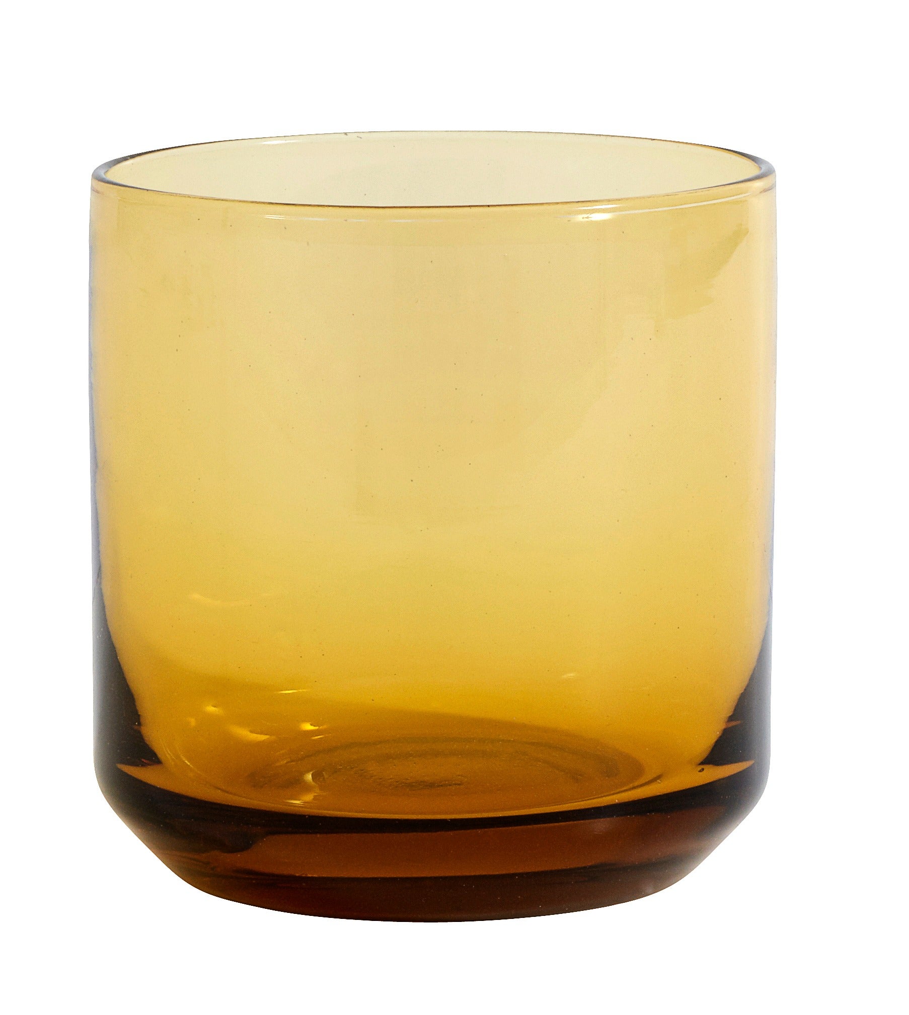 Nordal + Retro Water Glass in Amber