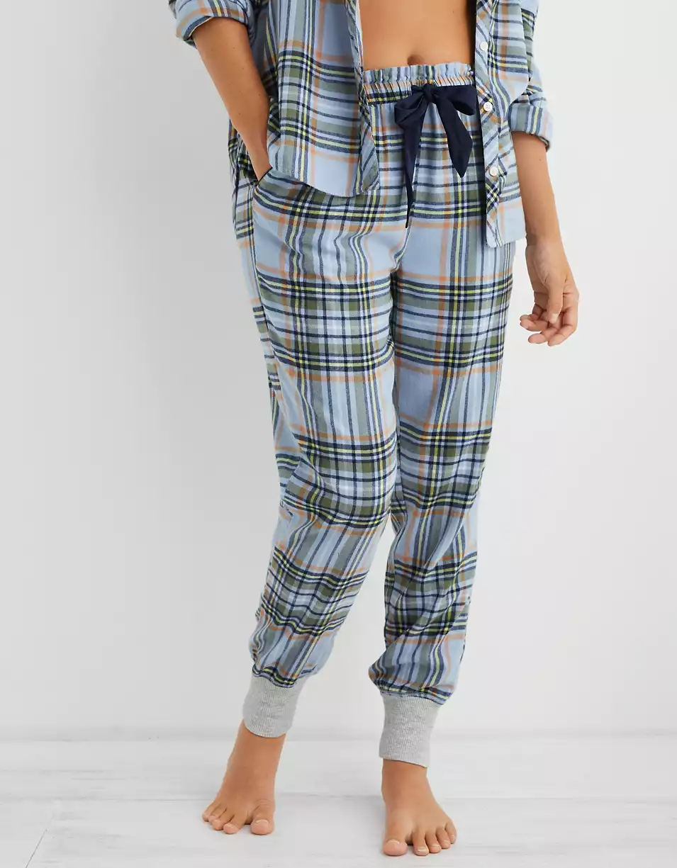 jogger flannel pajamas