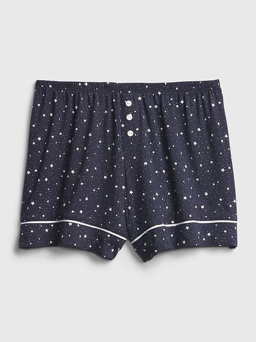 truesleep print shorts in modal