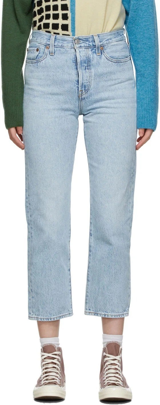 levi's wedgie bauhaus blue