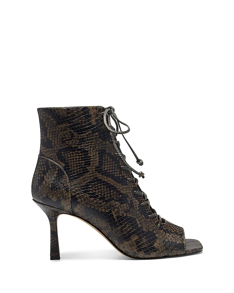 vince camuto caged bootie