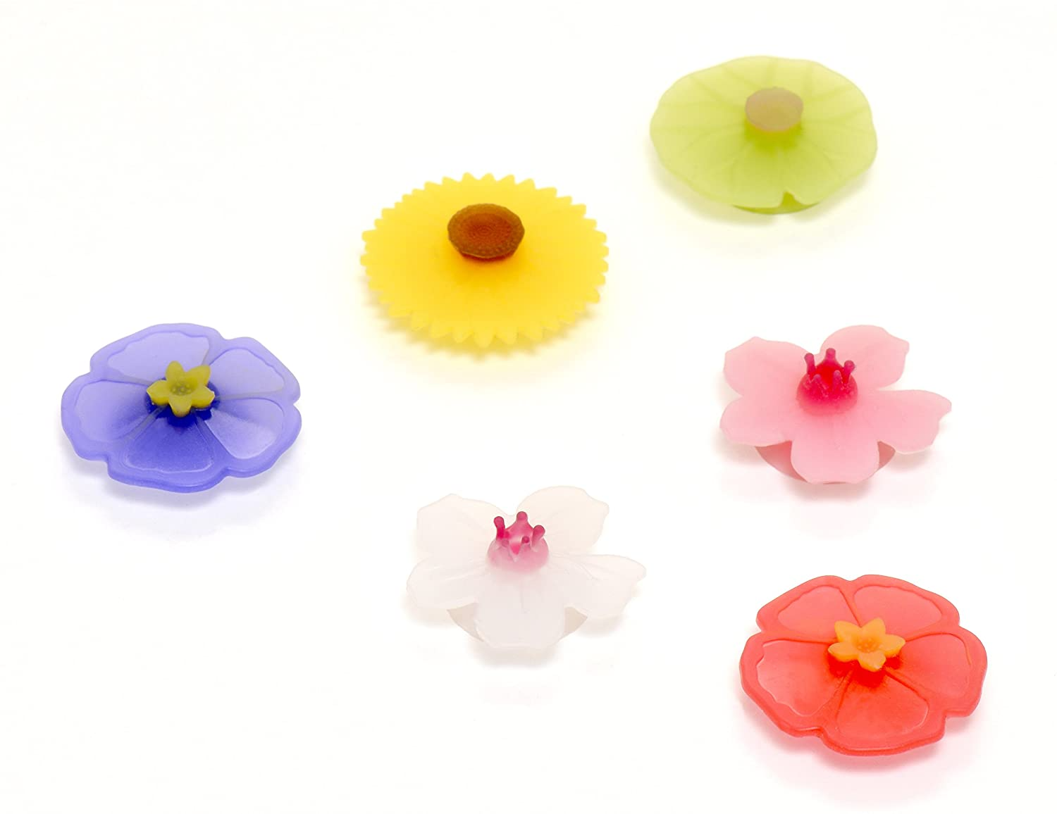 Charles Viancin + Floral Drink Markers, Set of 6