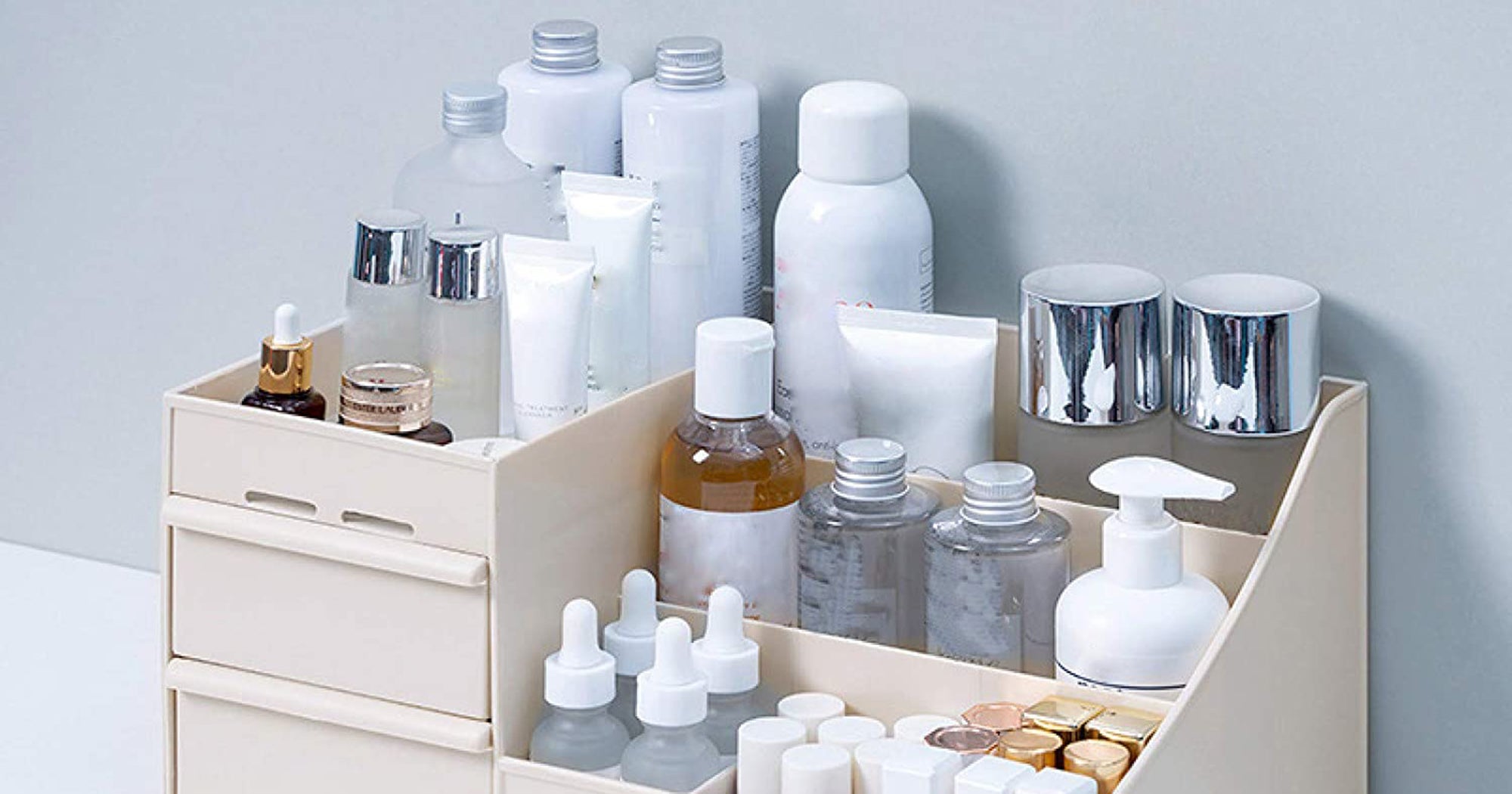 Bathroom Counter Organizers & Stylish Storage Solutions