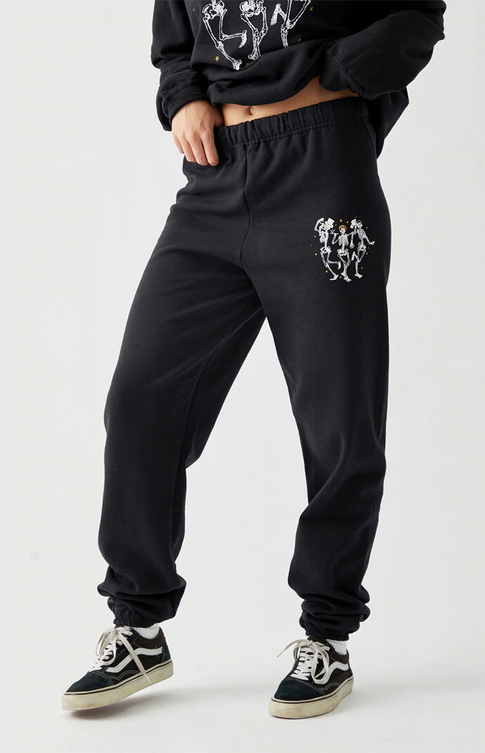 skeleton sweatpants womens