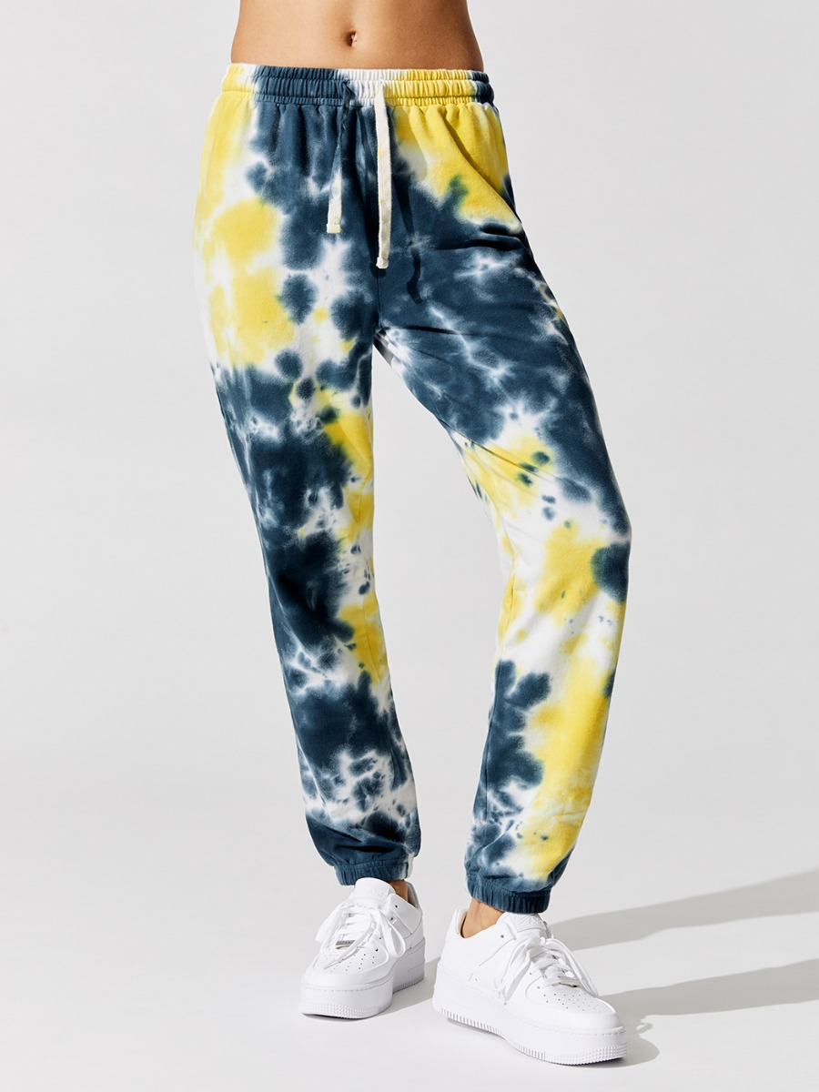 mens tie dye jogger set