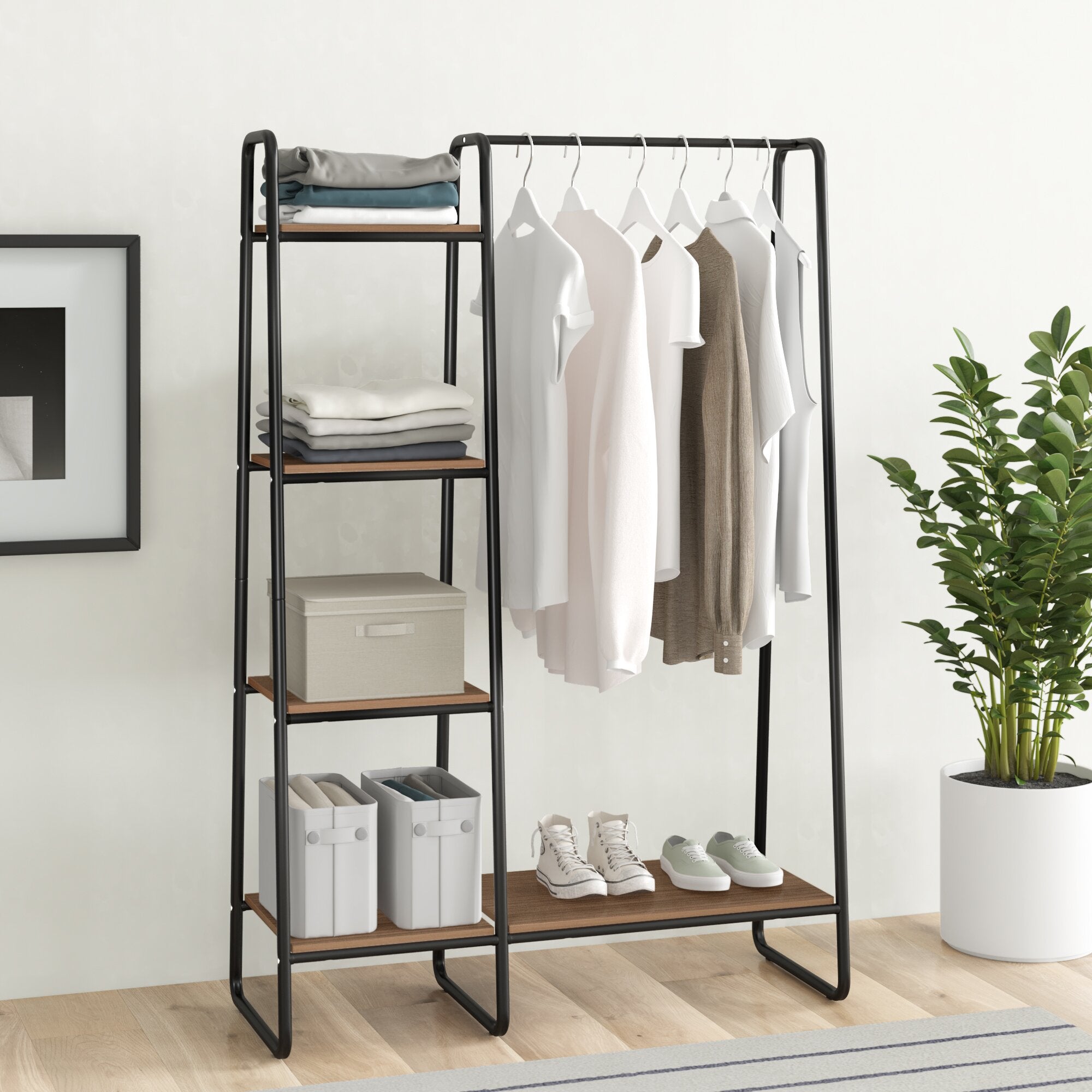 Clothing line online rack