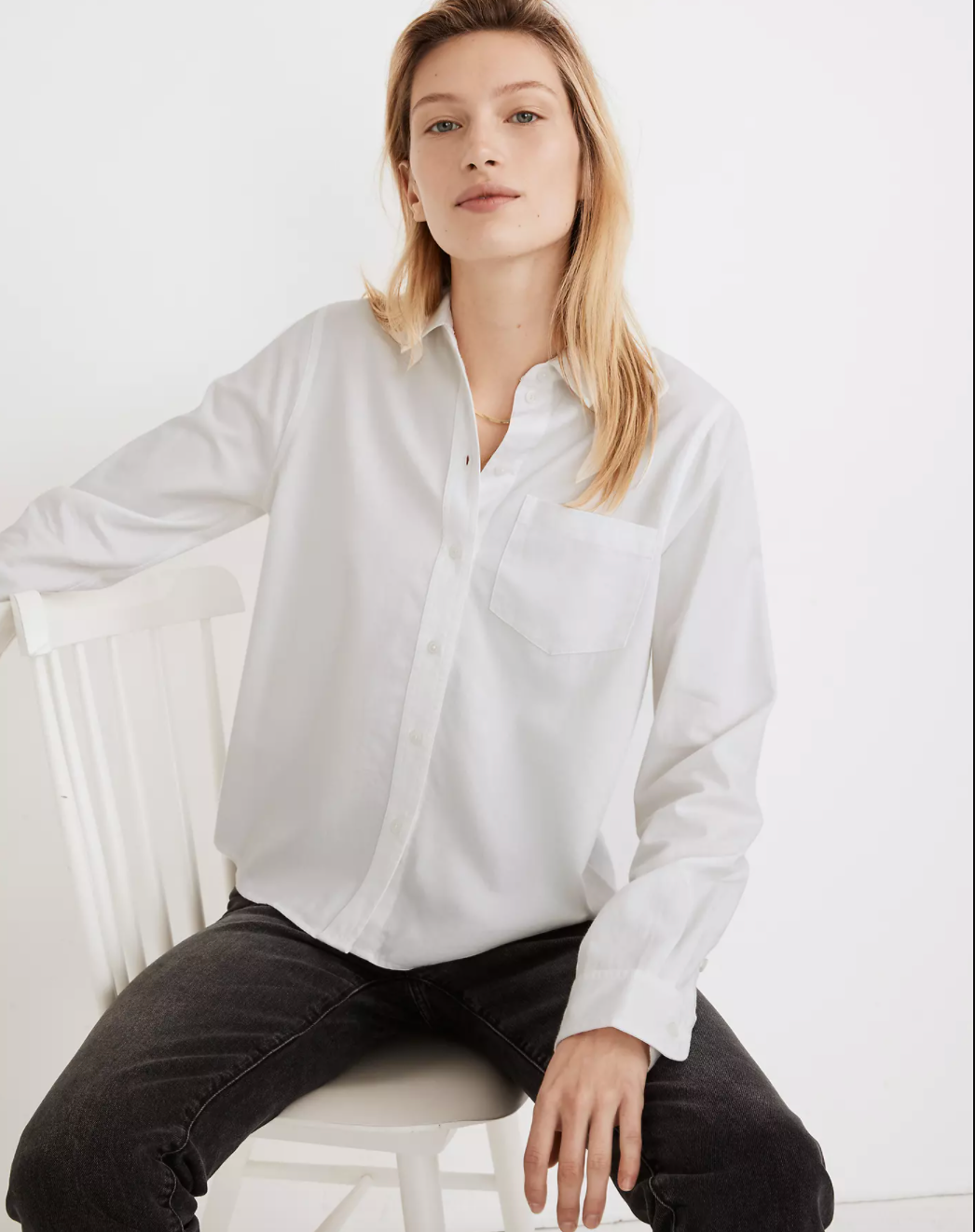 Madewell + Shrunken Button-Up Shirt