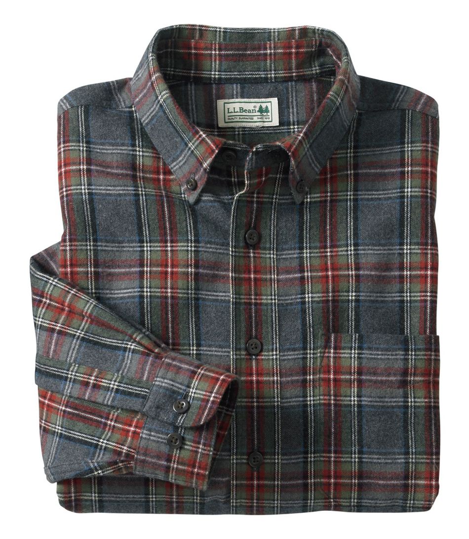 Ll bean men's flannel shirt