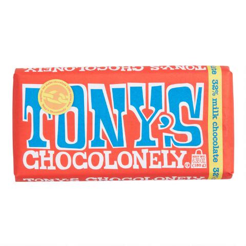 Tony’s Chocolonely + Milk Chocolate Bar