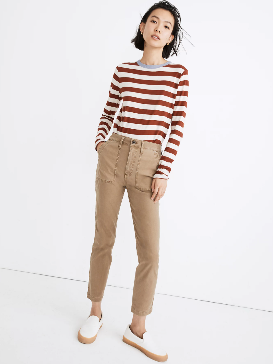 Madewell + Stovepipe Fatigue Pants: TENCEL™ Lyocell Edition