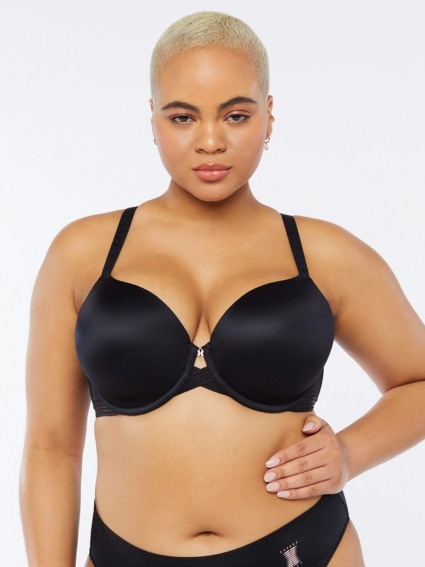 LEEy-world Women'S Lingerie Women's Plus Size Minimizer Bra for Large Bust  Full Coverage Figure Non Padded Wirefree,Black