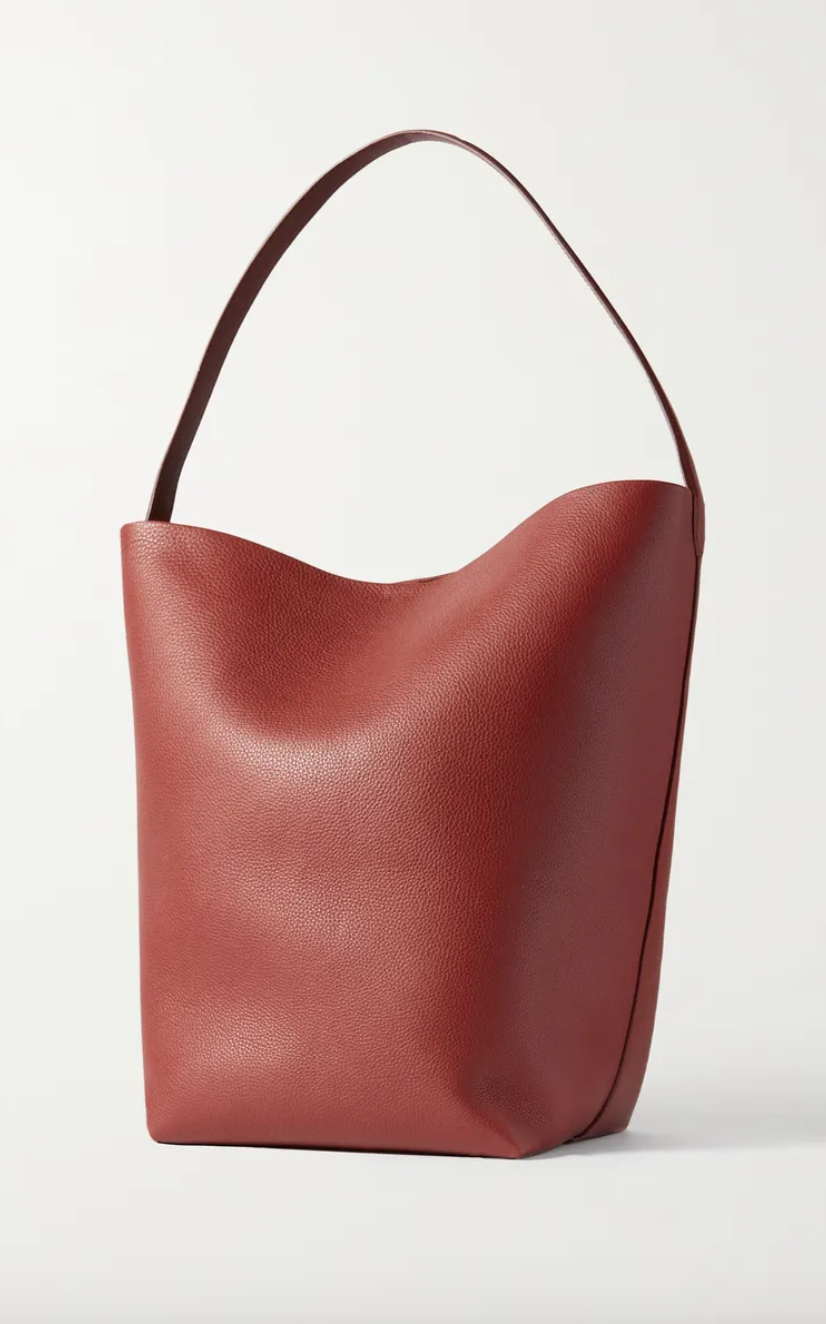 The Row + N/S Park Textured-Leather Tote