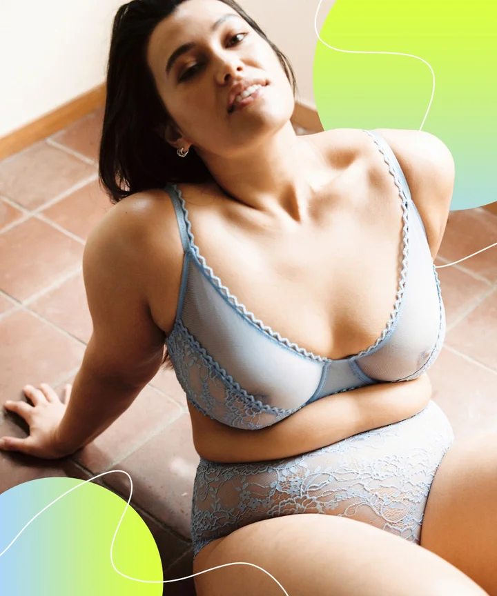  Women's Femdom Sexy Lingerie Set Breast-revealing