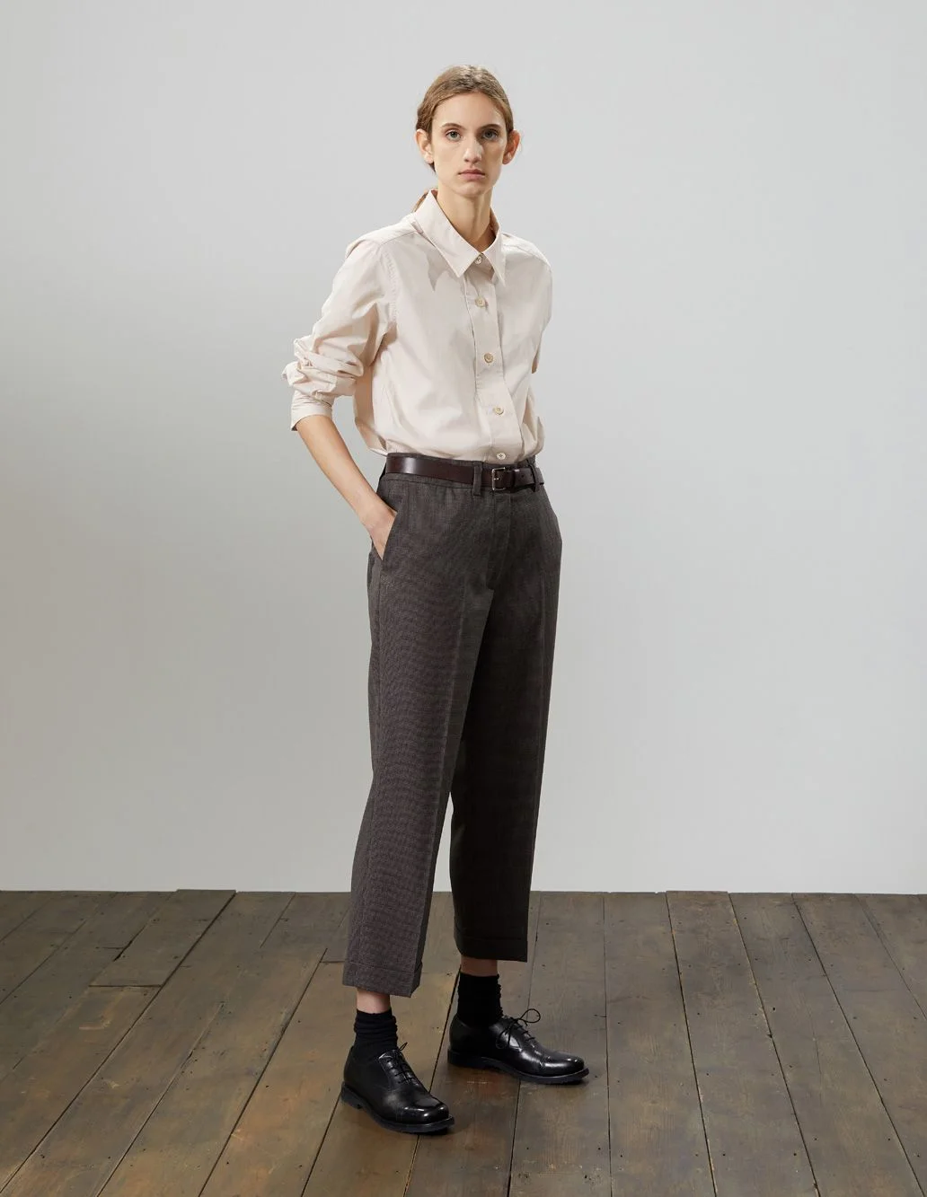 Harrietta Tapered trousers With Wool