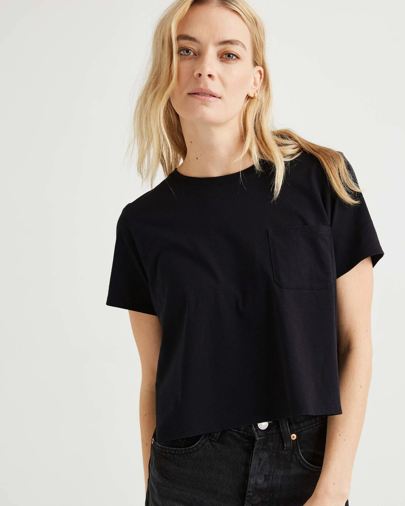 Buy > pack of black t shirts women's > in stock