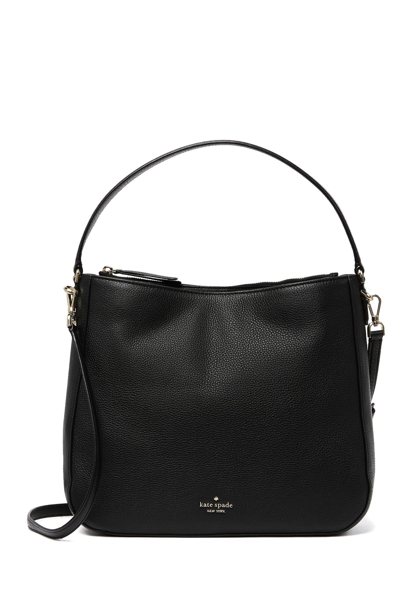 Kate spade new york jackson double compartment leather shoulder bag new arrivals