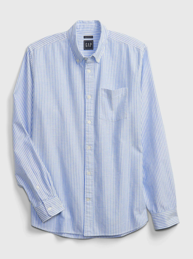 Gap + Lived-In Stretch Oxford Shirt