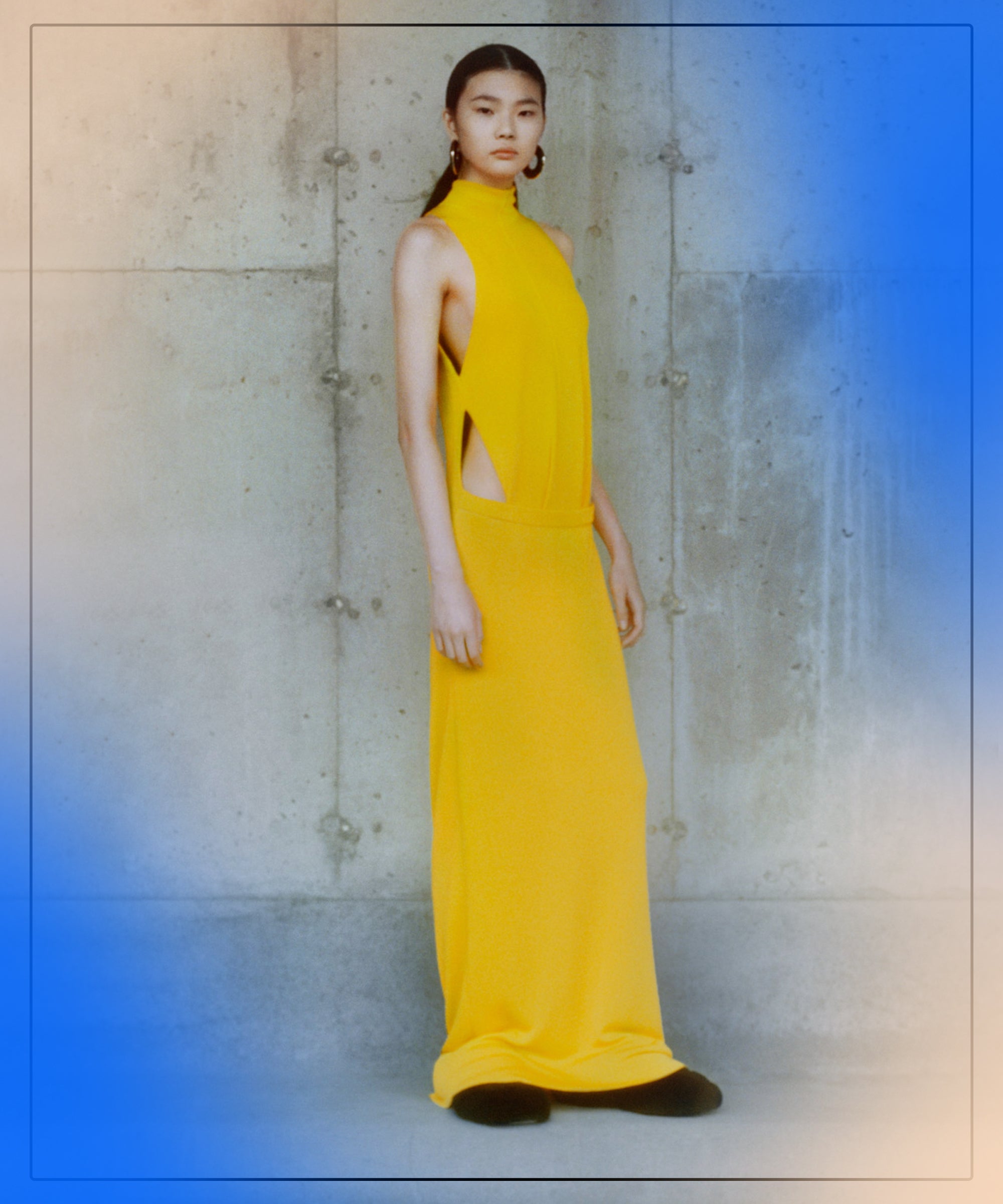 J. Crew Neon Yellow Lace Dress Beautiful - Depop