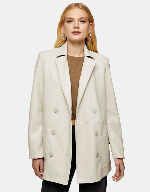 topshop double breasted blazer