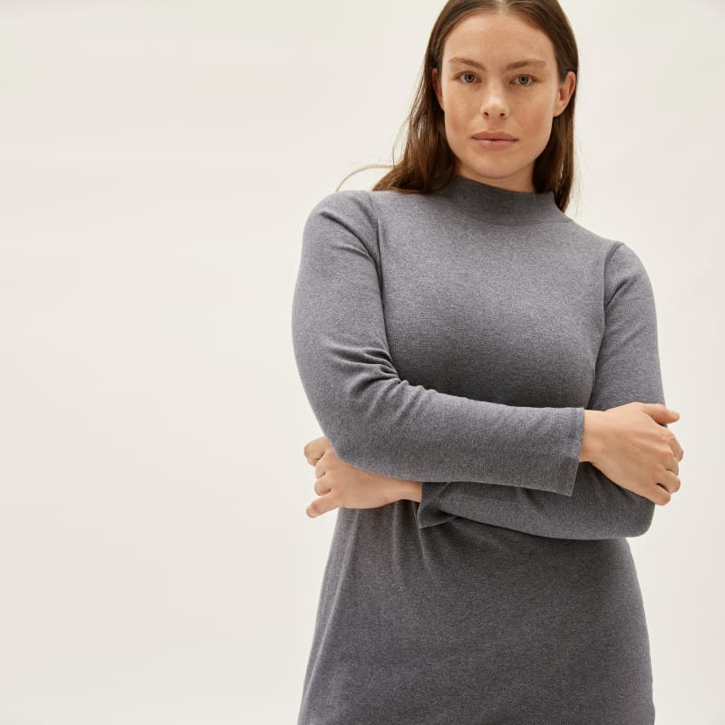 everlane cotton mockneck