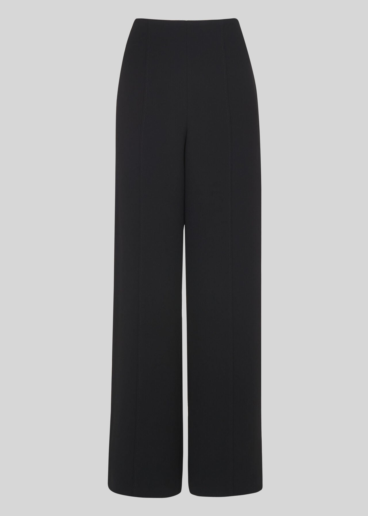 Whistles + Wide Leg Crepe Trouser