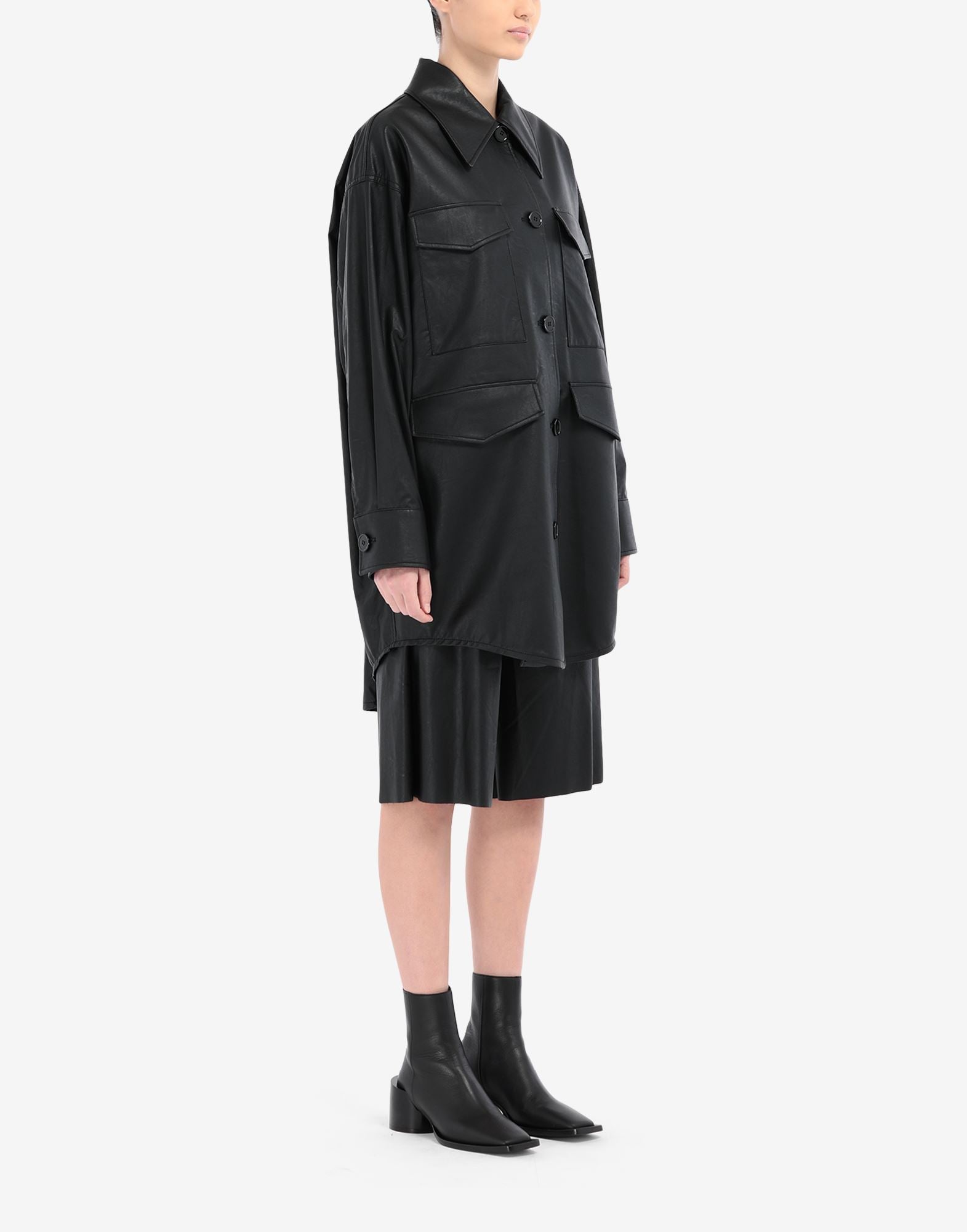 MM6 Maison Margiela + Oversized Caban Coat