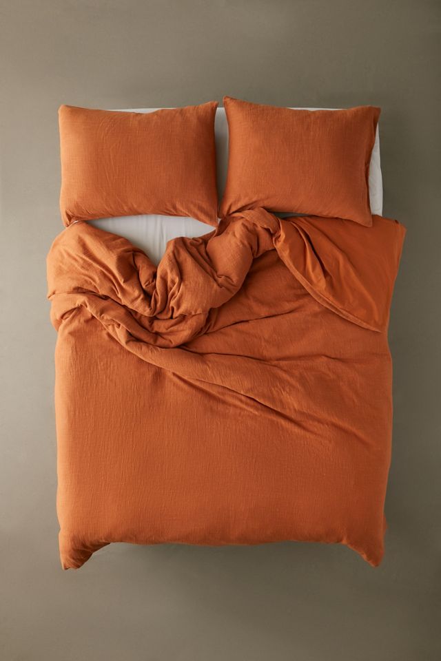 urban outfitters cozy slub duvet cover