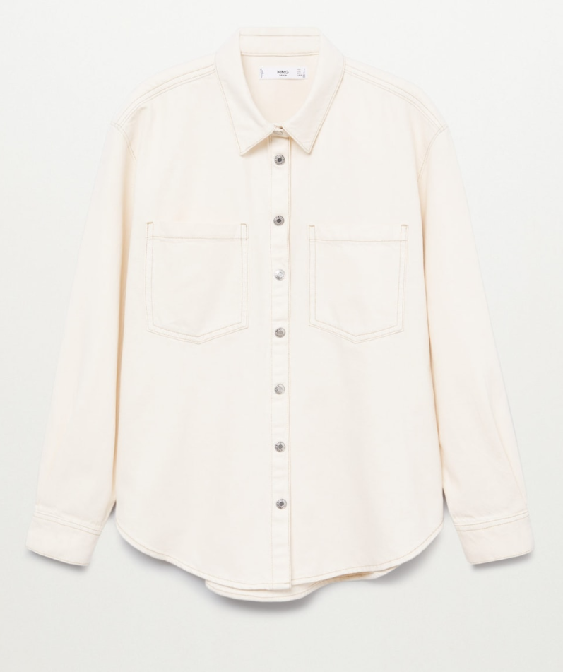 mango cotton shirt