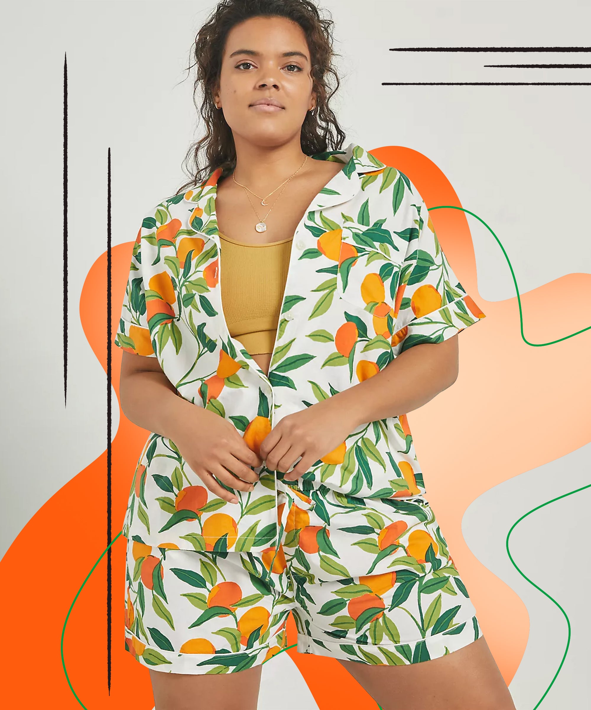 plus size pyjama shorts