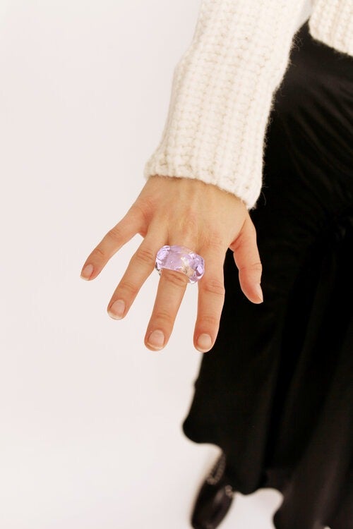 Maryam Nassir Zadeh + Blown Glass Circle Ring