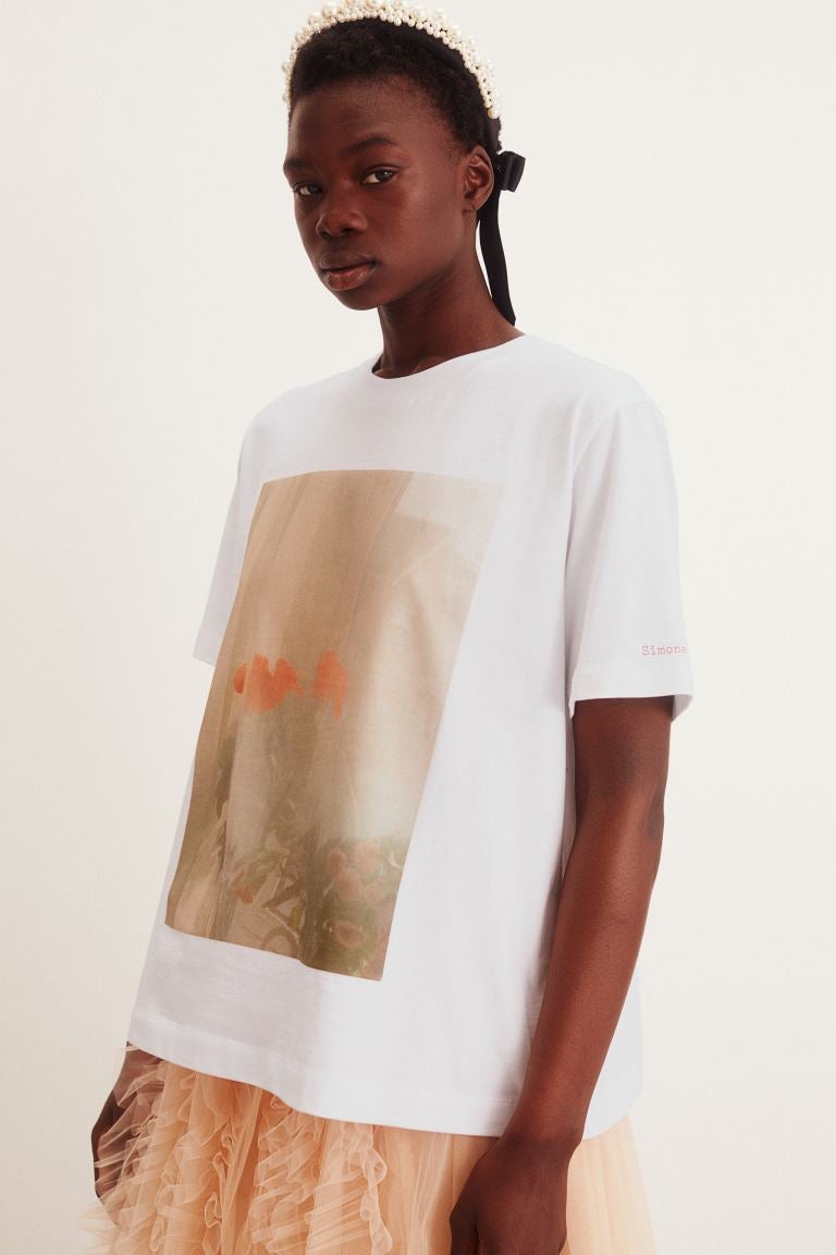 H&M x Simone Rocha + Photo-Print T-shirt