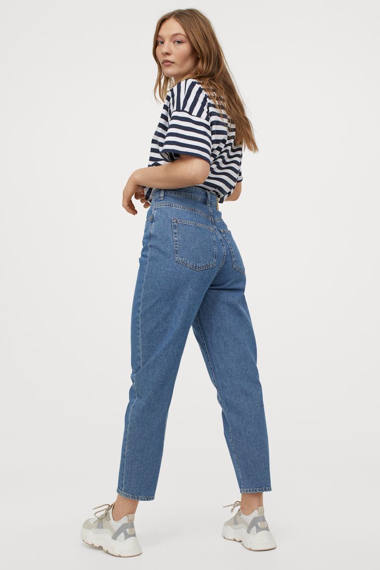 loose mom ultra high jeans