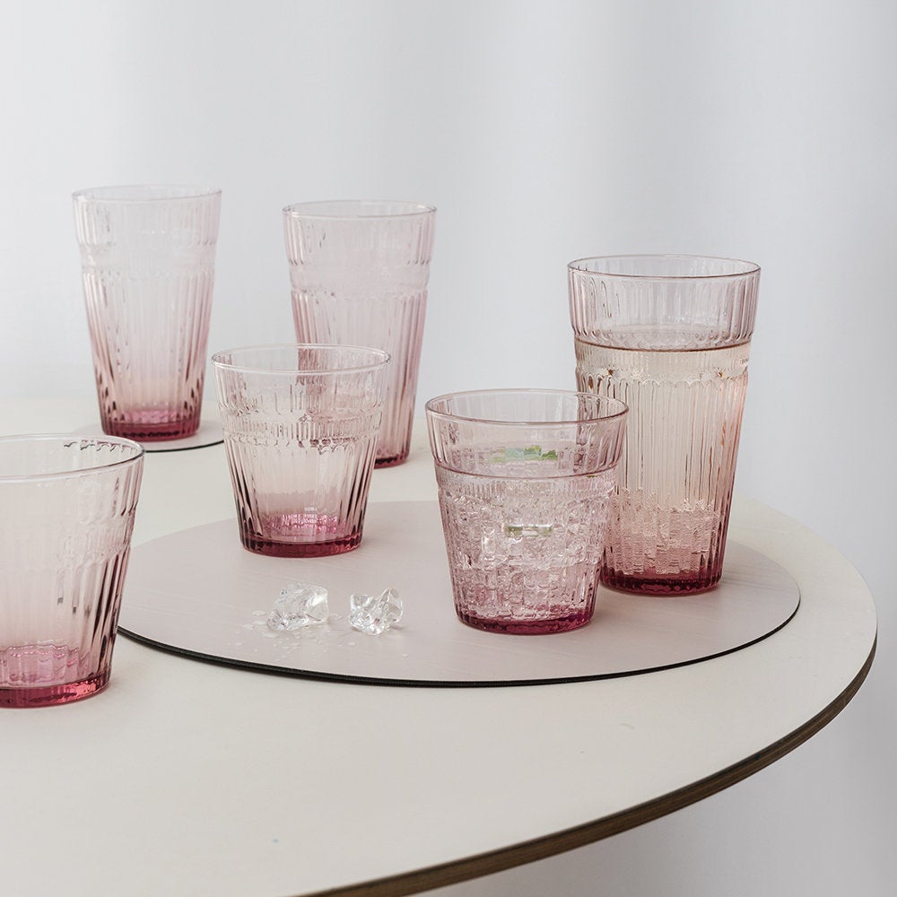 Luxe + Barroc Glass Tumblers – Set of 6