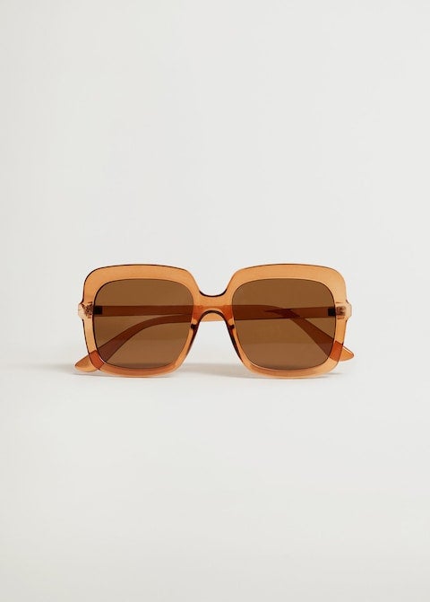 Mango + Clear frame sunglasses