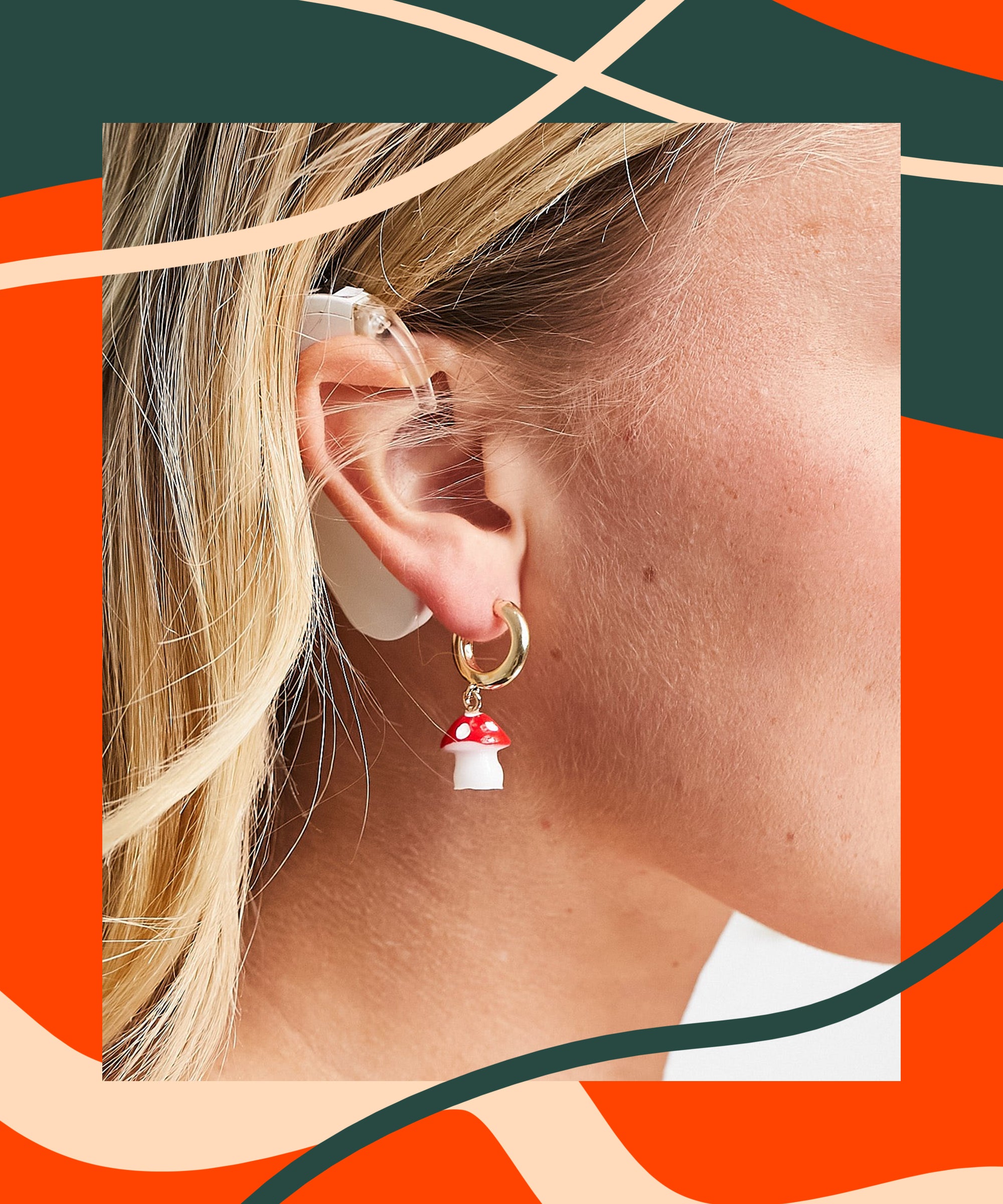 Christmas hotsell earrings h&m