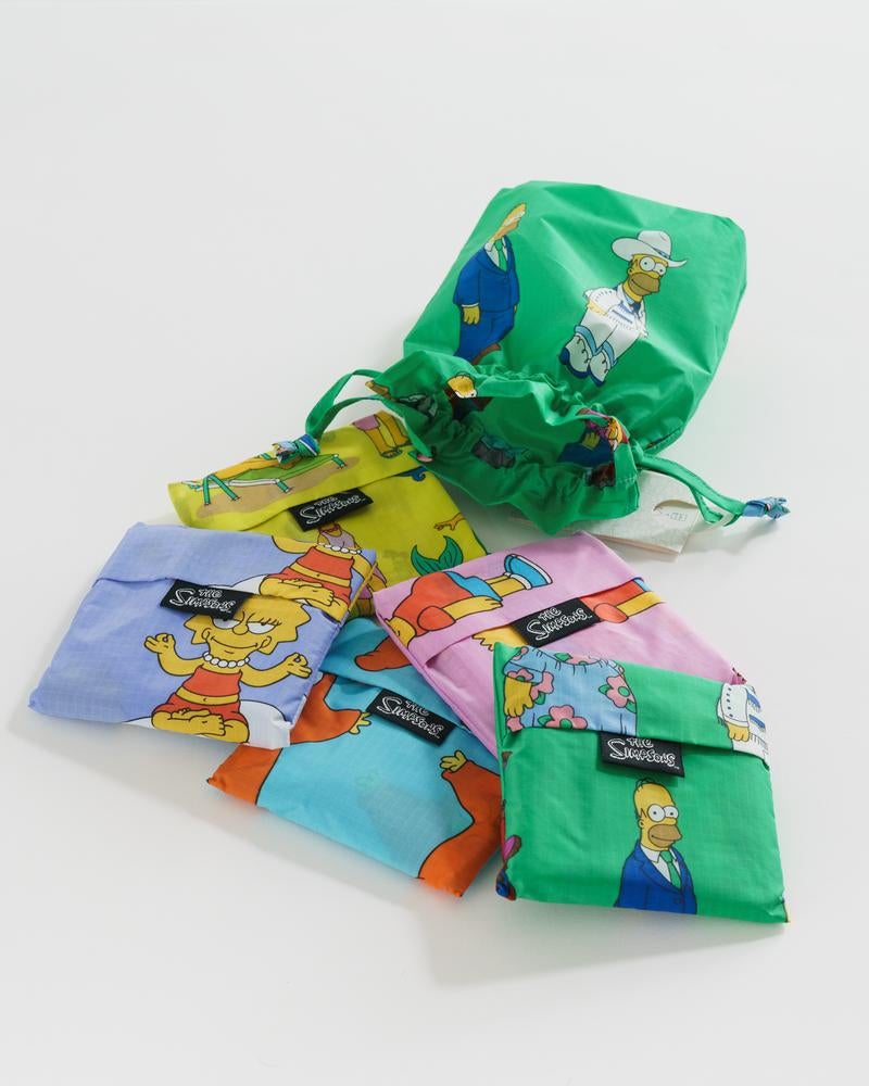 Baggu Set of 5 Simpsons Totes