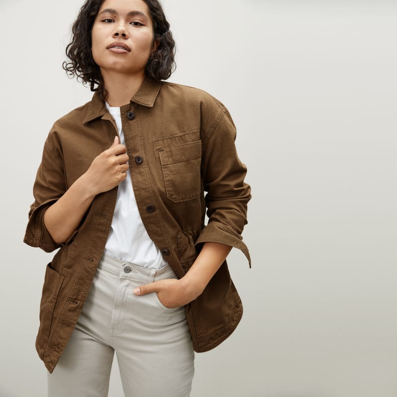 Everlane The Cinchable Chore Button Jacket NEW store