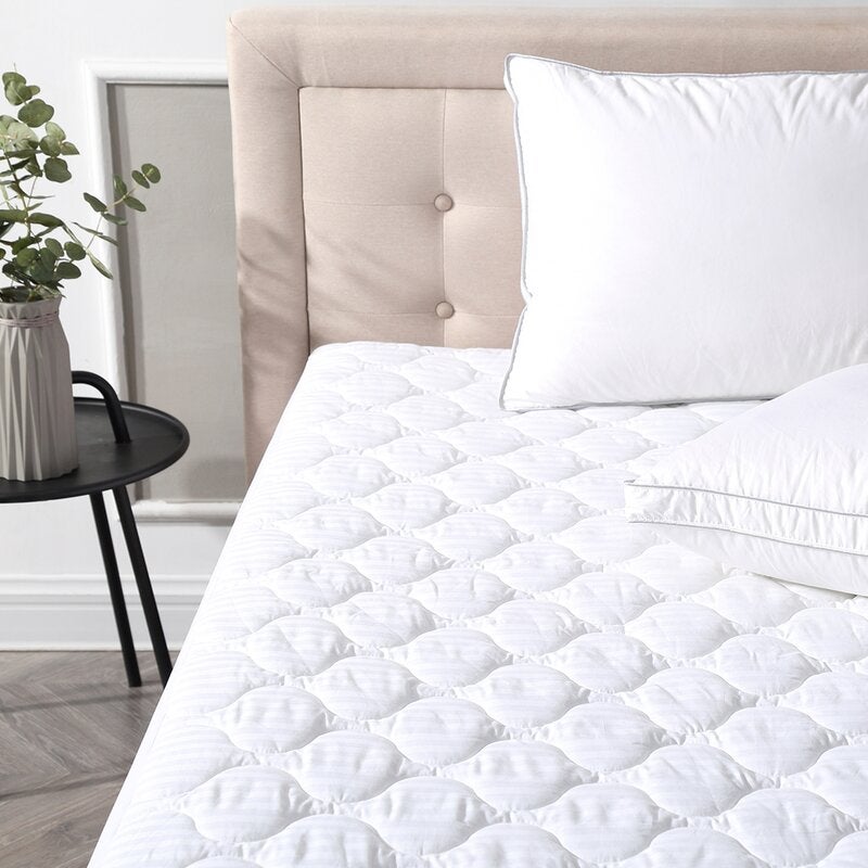 Alwyn Home + Deluxe Defend-A-Bed Polyester Mattress Pad