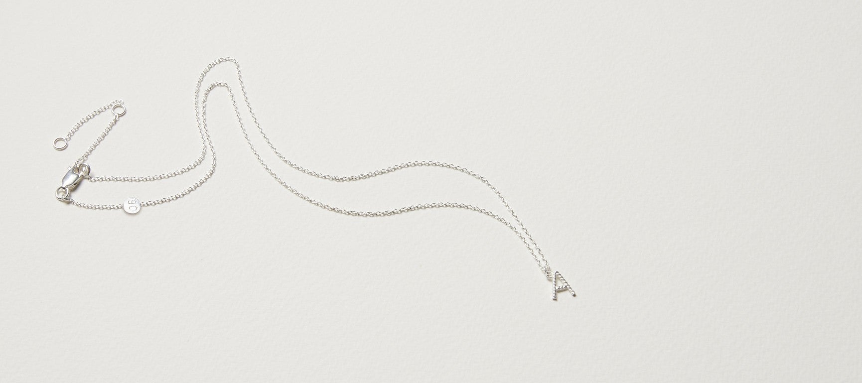 oliver bonas initial necklace